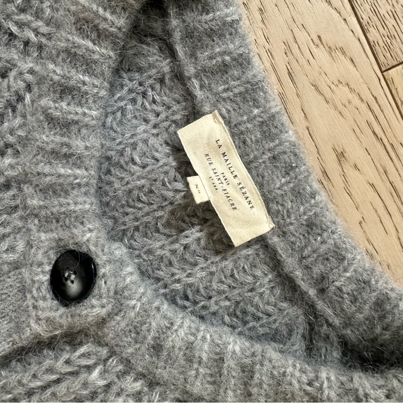 Sézane Grey Emile Cardigan - Picture 2 of 5